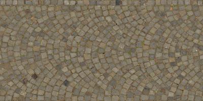 cobblestone paving floor